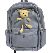 Mochila Para Notebook Material Oxford Ursinho Em 3d