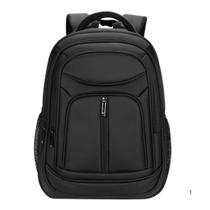 Mochila Para Notebook Material Oxford Vinho Com Preto