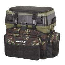 Mochila para pesca fishing box camuflado rígida banco