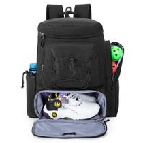 Mochila para Raquetes de Pickleball GOBUROS 4 Raquetes com Compartimento para Tênis Mochila para Raquetes de Pickleball GOBUROS 4 Raquetes com Compartimento para Tênis