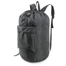 Mochila para roupa suja BeeGreen com alças ajustáveis pretas