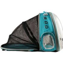 Mochila Para Transporte Passeio Modelo Astronauta Expansiva Visor Transparente Pet Animal de Estimação Cachorro Cão Gato