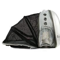 Mochila Para Transporte Passeio Modelo Astronauta Expansiva Visor Transparente Pet Animal de Estimação Cachorro Cão Gato