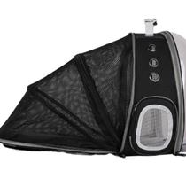 Mochila Para Transporte Passeio Modelo Astronauta Expansiva Visor Transparente Pet Animal de Estimação Cachorro Cão Gato