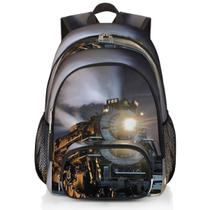Mochila Pardick Train School Travel Laptop para meninos e meninas