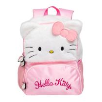 Mochila Passeio Hello Kitty 12" Meninas Infantil Peluciada