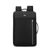 Mochila Pasta 2 em 1 Com porta Notebook Resistente 15 L Dual Preta