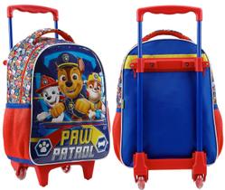 Mochila Patrulha Canina Bolsa Escolar Com Rodinhas Infantil