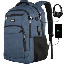 Mochila Paude School Laptop Bookbag 15,6 polegadas para adolescentes e meninos azul Mochila Paude School Laptop Bookbag 15,6 polegadas para adolescentes e meninos azul