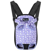 Mochila Pawaboo ajustável frontal para cães pequenos