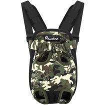 Mochila Pawaboo ajustável frontal para cães pequenos Mochila Pawaboo ajustável frontal para cães pequenos