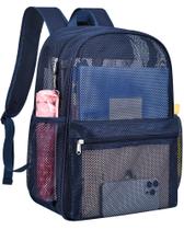 Mochila Paxiland Mesh Lightweight See Through Blue Mochila Paxiland Mesh Lightweight See Through Blue