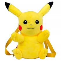 Mochila Pelúcia Pokémon Pikachu PK0001 - BBR Toys