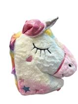 Mochila pelúcia unicórnio 3D