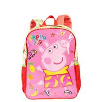 Mochila Peppa Pig Escolar Infantil Costas Sestini 066339-00 Mochila Peppa Pig Escolar Infantil Costas Sestini 066339-00