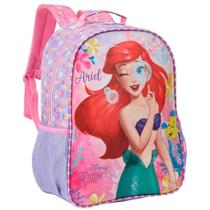 Mochila Pequena 14 Princesa Disney Ariel Rosa 35cm Xeryus 13053