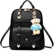 Mochila Pequena Casual Pequena Bolsa Feminina Chaveiro Linda