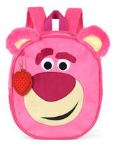Mochila Pequena Creche Pelúciado Original Toy Story Lotso - Mochila Pequena Creche Pelúciado Original Toy Story Lotso -
