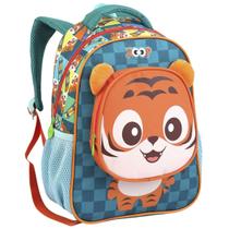 Mochila Pequena Escola Creche Infantil 0 A 4 Anos Fofo Orelhas de Pelucia Tigre Mochila Pequena Escola Creche Infantil 0 A 4 Anos Fofo Orelhas de Pelucia Tigre
