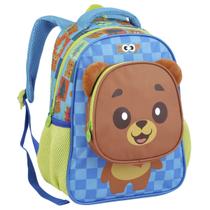 Mochila Pequena Escola Creche Infantil 0 A 4 Anos Fofo Orelhas de Pelucia Urso Mochila Pequena Escola Creche Infantil 0 A 4 Anos Fofo Orelhas de Pelucia Urso