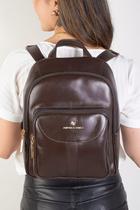 Mochila pequena feminina em couro italiano Angelina Mochila pequena feminina em couro italiano Angelina