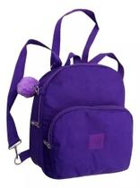 Mochila Pequena Feminina Juvenil De Nylon Faculdade Passeio