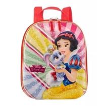 Mochila Pequena Maxtoy 3D Princesa Branca de Neve Vermelho Mochila Pequena Maxtoy 3D Princesa Branca de Neve Vermelho