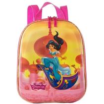 Mochila Pequena Maxtoy 3D Princesa Jasmine Rosa Mochila Pequena Maxtoy 3D Princesa Jasmine Rosa
