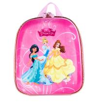 Mochila Pequena Maxtoy 3D Princesas Rosa Mochila Pequena Maxtoy 3D Princesas Rosa