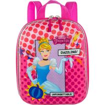 Mochila Pequena Maxtoy Princesa Cinderela Rosa Mochila Pequena Maxtoy Princesa Cinderela Rosa