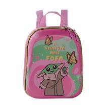 Mochila Pequena Maxtoy Star Wars Grogu Rosa Mochila Pequena Maxtoy Star Wars Grogu Rosa