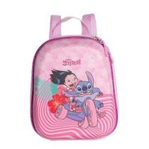 Mochila Pequena Maxtoy Stitch Rosa