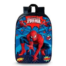 Mochila Pequena Pré-escolar Homem Aranha Moda Infantil Bolsa Spider Man Novidade - Magazine Urbano