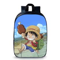 Mochila Pequena Pré-escolar Personagem Pirata Monkey D. Luffy One Piece Novidade - Magazine Urbano