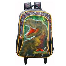 Mochila Pequena Rodinha Com Alça Escolar Dinossauro Verde Mochila Pequena Rodinha Com Alça Escolar Dinossauro Verde