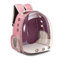 Mochila Pet Acrílico Para Cachorro Gato Visão Panorâmica - MK