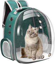 Mochila Pet Astronauta Visão Total de 180 Transparente para Cães e Gatos Porte Médio de Até 7kg