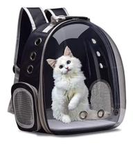 Mochila Pet Bolsa Visão Panorâmica Astronauta Gato Cachorro - bbless