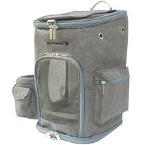 Mochila Pet Carrier Mr. Peanut's Soft Sided Tote Grey