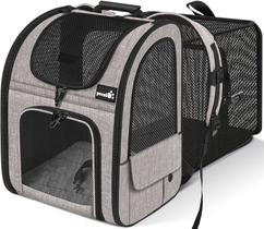 Mochila Pet Carrier Pecute Expansível para Pequenos Animais de Estimação