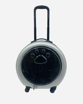 Mochila Pet com Rodinha Visão Panorâmica Segurança Ventilação Conforto