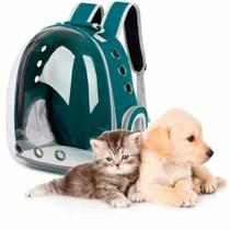 Mochila Pet De Transporte Visão 360 Panoramica Gato Cão Preto Mochila Pet De Transporte Visão 360 Panoramica Gato Cão Preto