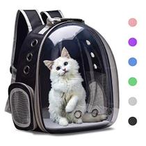 Mochila Pet Panorâmico Cão E Gato design astronauta