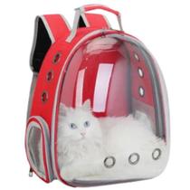 Mochila Pet Para Transporte De Cães E Gatos Visão Panorâmica