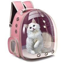 Mochila Pet Visão Panorâmica Astronauta Cachorro Gato Cão Lançamento