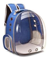 Mochila Pet Visão Panorâmica Astronauta Cachorro Gato Cão Transporte Animais Estimação Bolsa Ventilada - CLICK