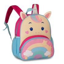 Mochila Pets Feminina Infantil Bichinhos Zoo Escolar Animais