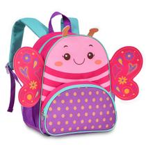 Mochila Pets Feminina Infantil Bichinhos Zoo Escolar Animais