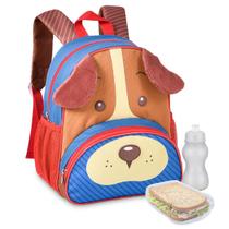 Mochila Pets Feminina Infantil Bichinhos Zoo Escolar Animais