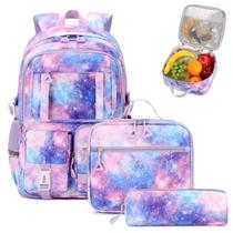 Mochila PIG PIG GIRL para meninas com lancheira, conjunto de 3 peças - Galaxy